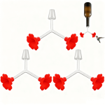 Double-headed Hummingbird Feeder